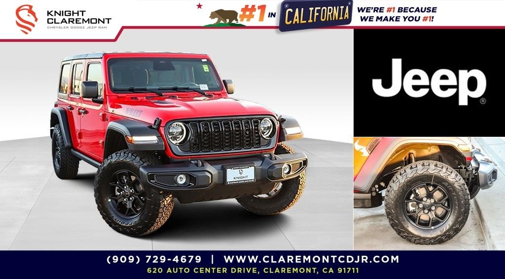 New 2026 Red Clearcoat Jeep Willys image 1