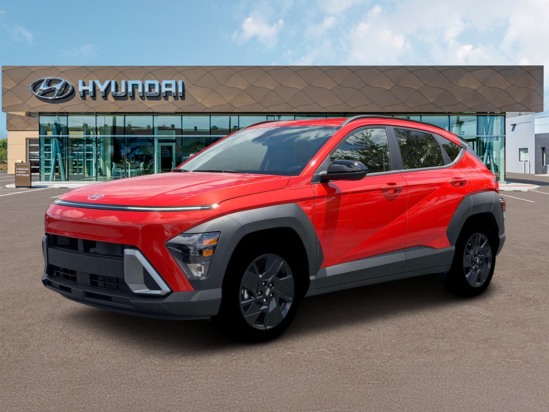New 2026 Soultronic Orange Pearl Hyundai SEL Sport AWD image 2