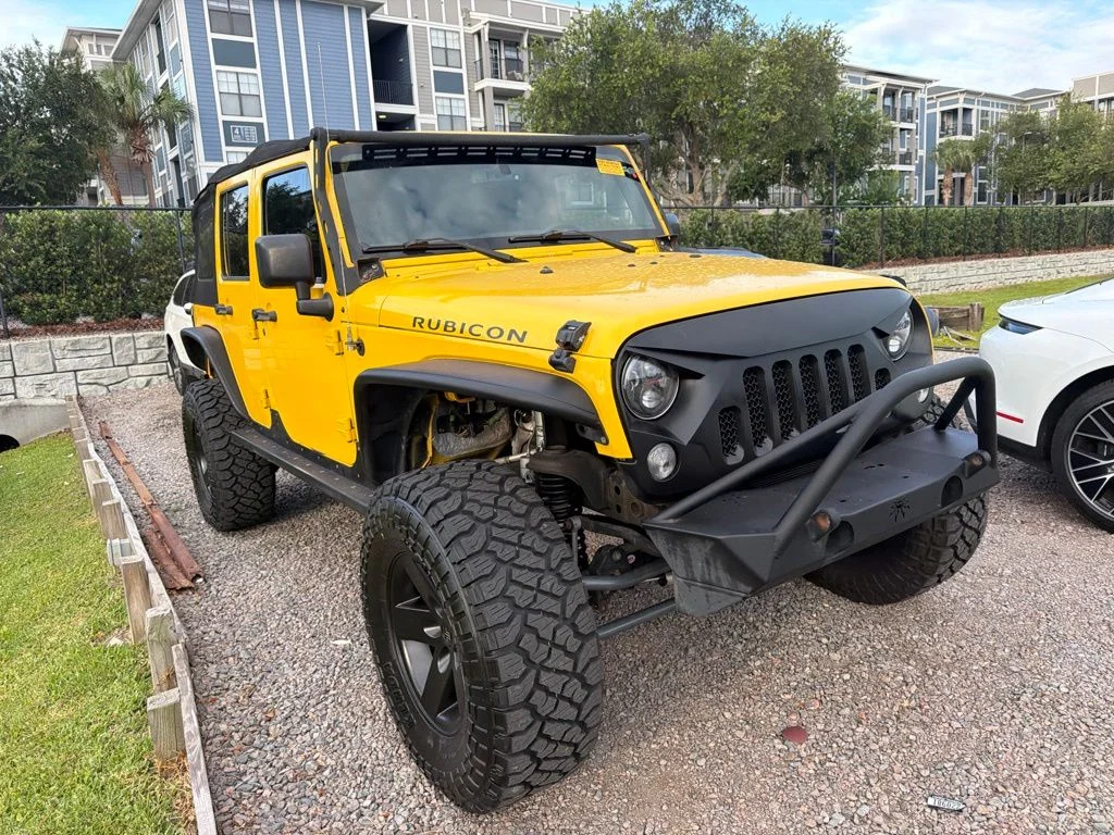 Used 2015 Yellow Jeep Unlimited Rubicon image 8