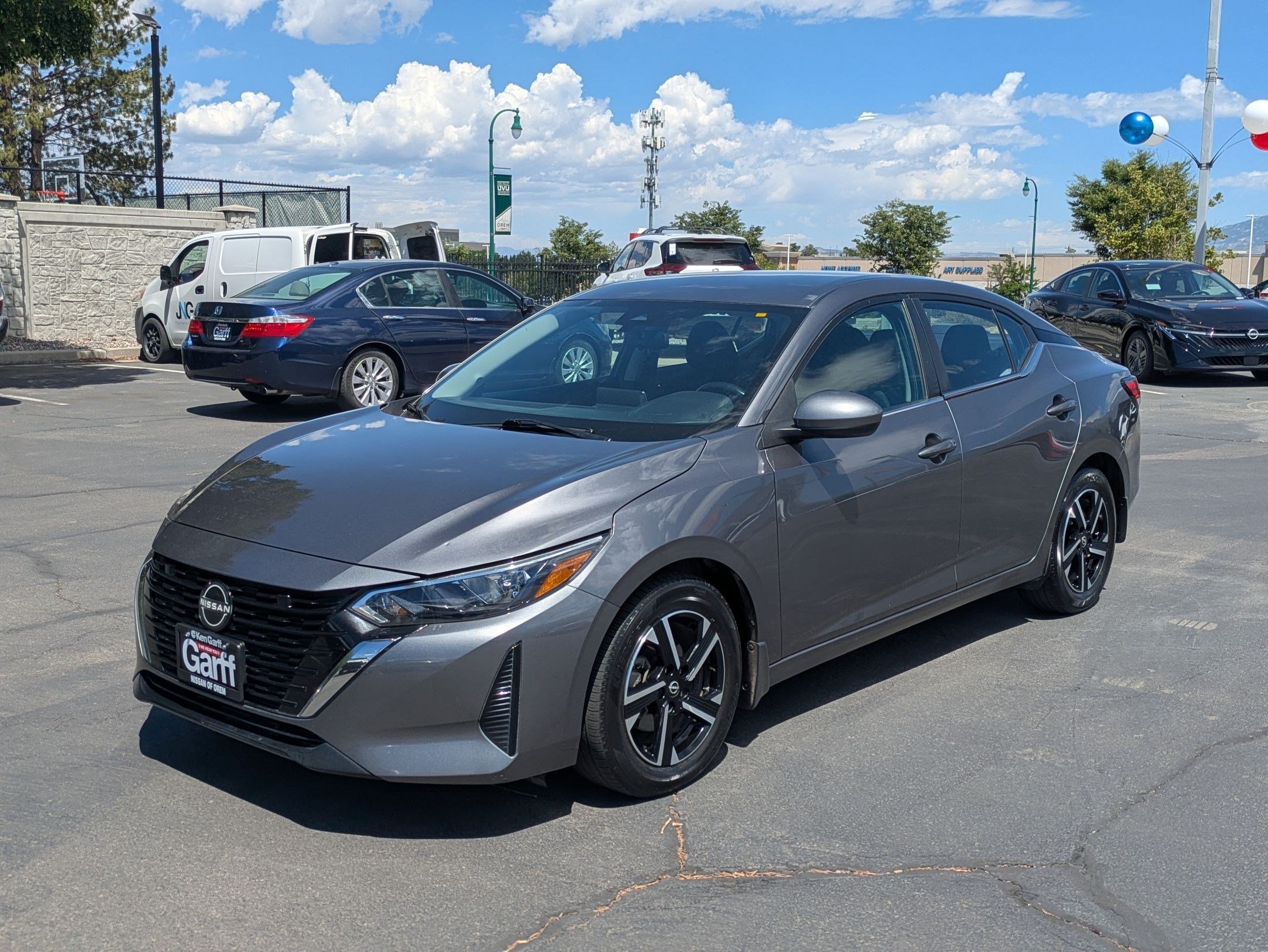 Used 2024 Gun Metallic Nissan SV image 8