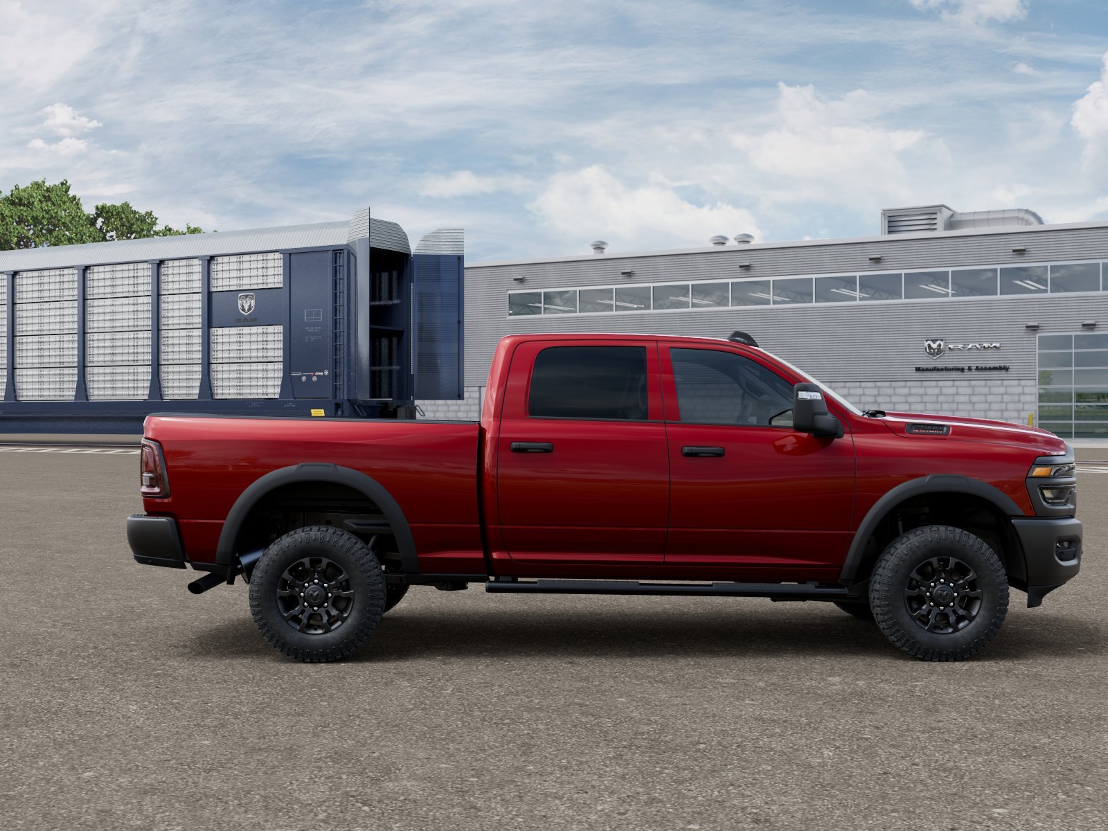 New 2026 Molten Red Pearl-Coat Exterior Paint RAM Tradesman image 13