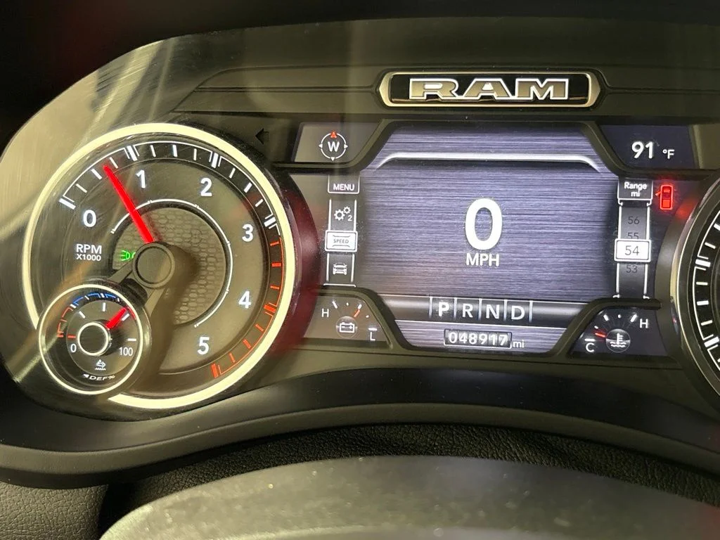 Used 2021 Bright White Clearcoat Ram Laramie image 38