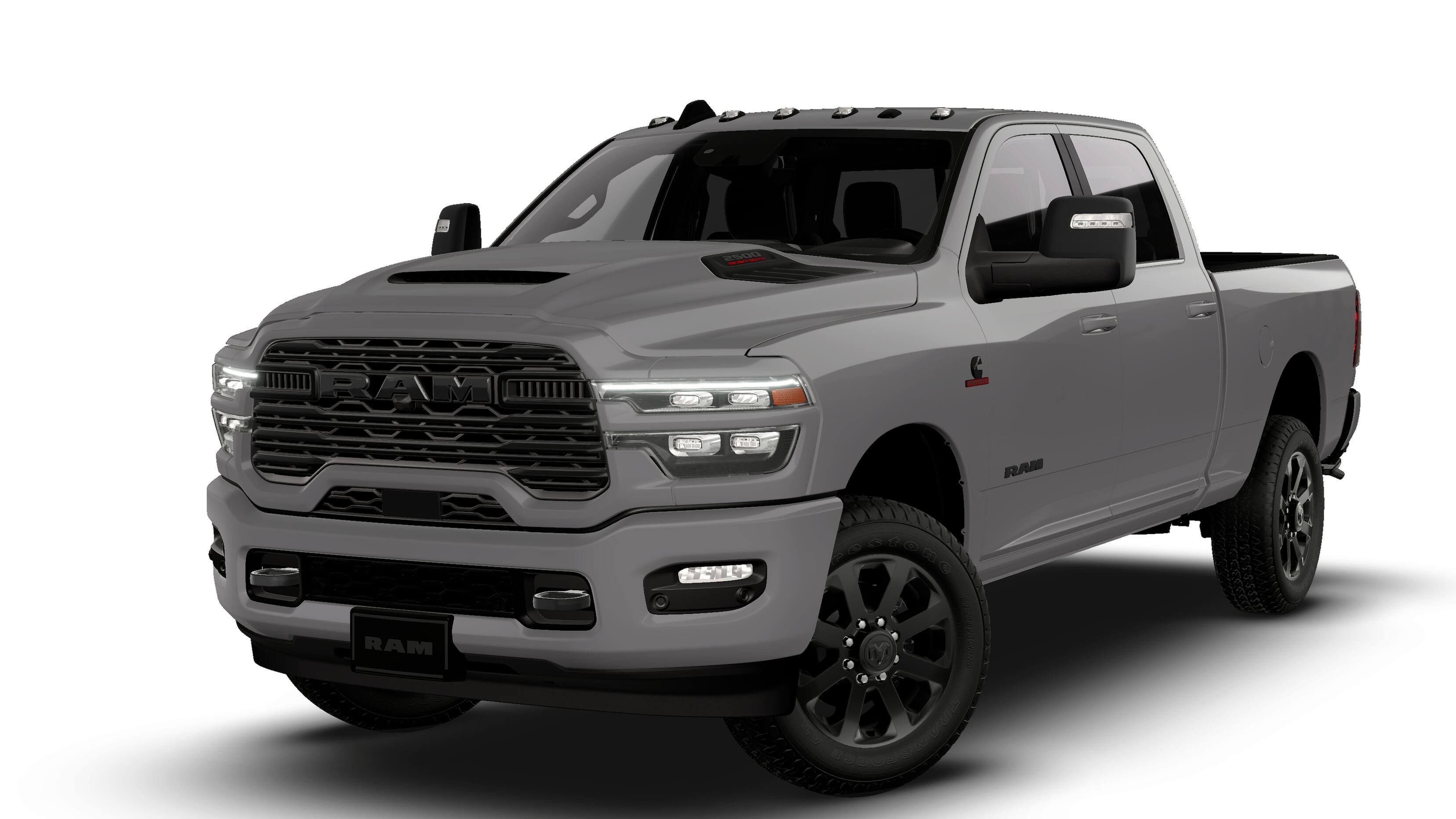 New 2026 Ceramic Gray Clear-Coat Exterior Paint RAM Laramie image 27