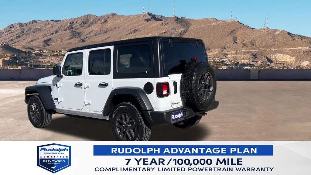 Used 2024 White Jeep Sport S image 4