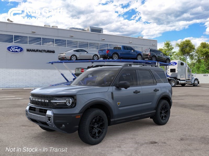 New 2026 Azure Gray Metallic Tri-Coat Ford Badlands image 1