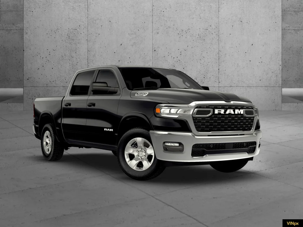 New 2026 Diamond Black Crystal Pearl-Coat Exterior Paint RAM Big Horn/Lone Star image 10