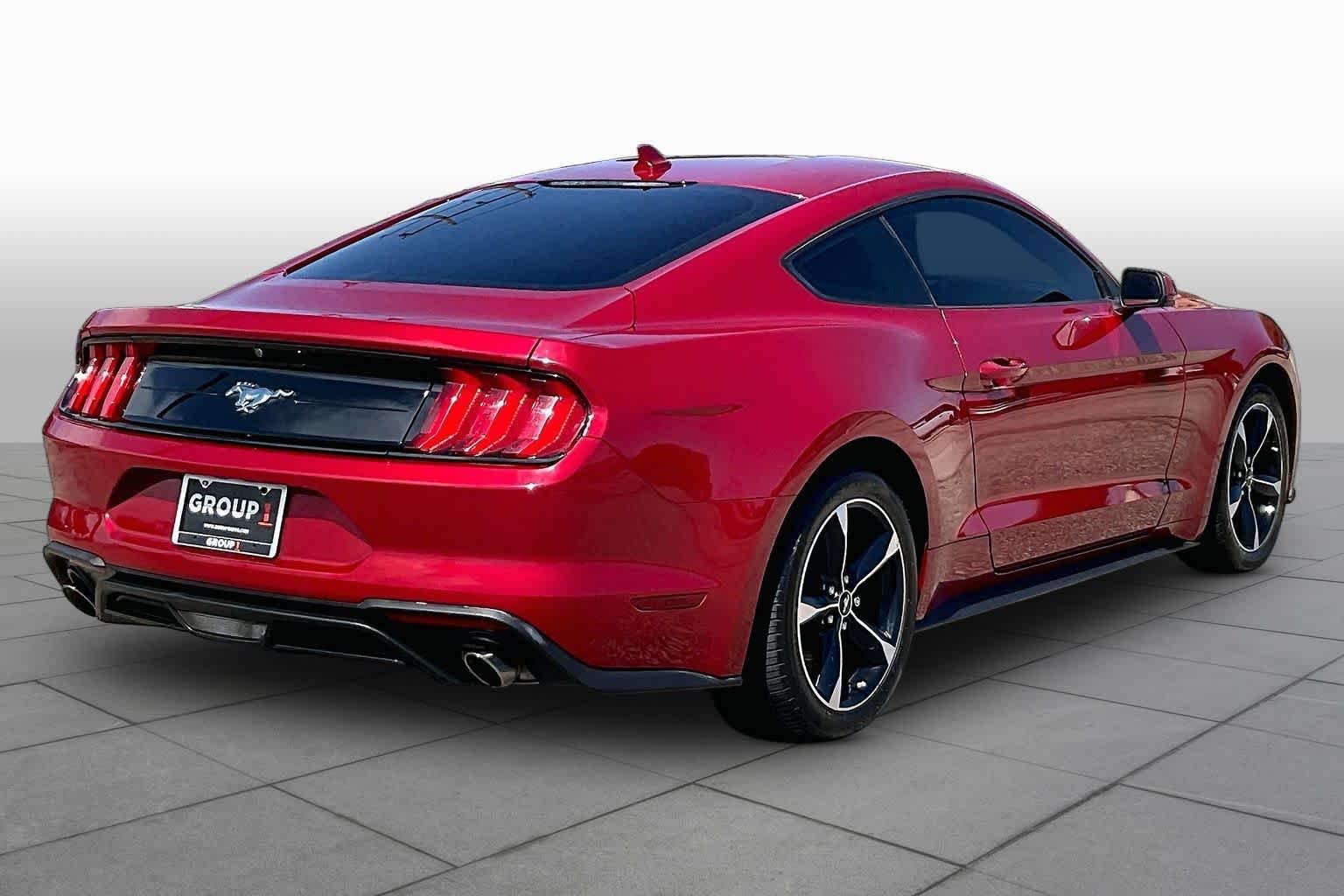 Used 2021 Rapid Red Metallic Tinted Clearcoat Ford EcoBoost image 11