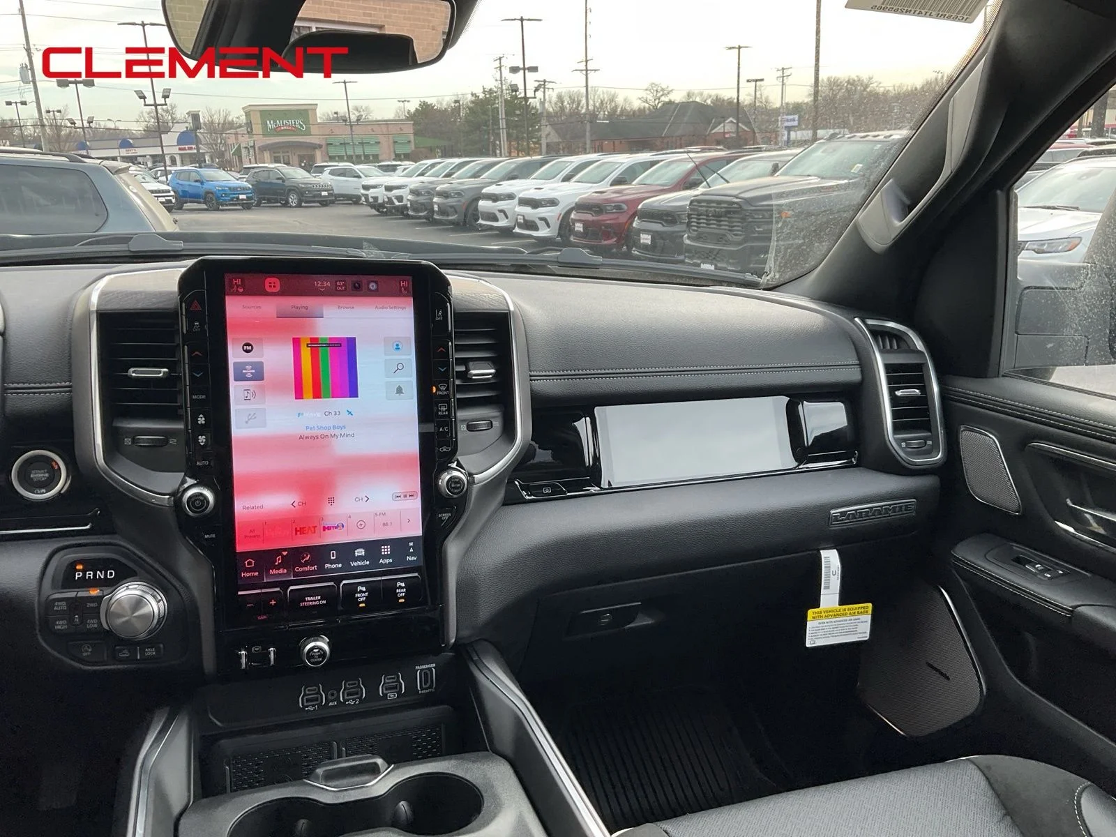 New 2026 Diamond Black Crystal Pearl-Coat Exterior Paint RAM Laramie image 17