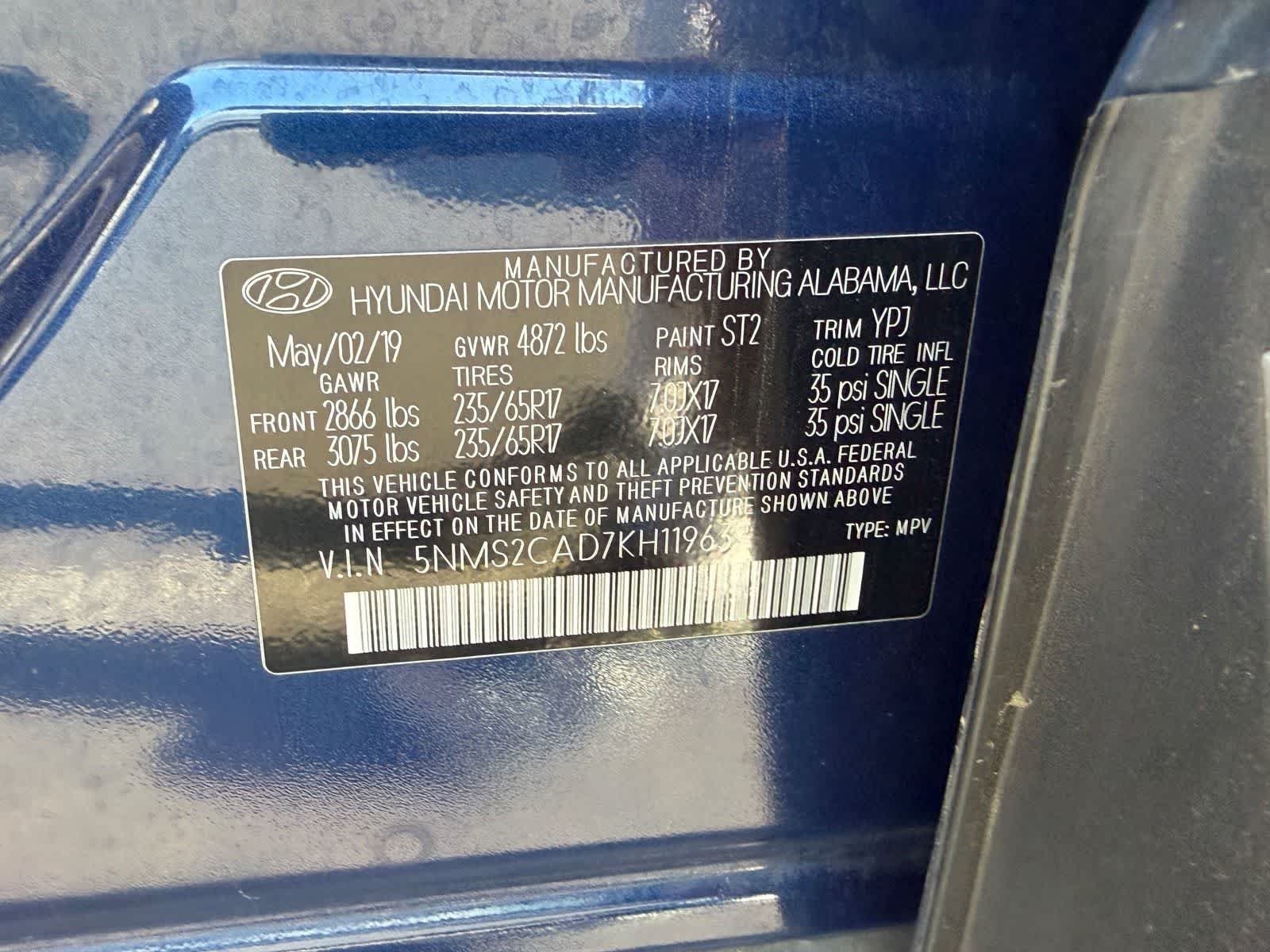 Used 2019 Stormy Sea Hyundai SE image 18
