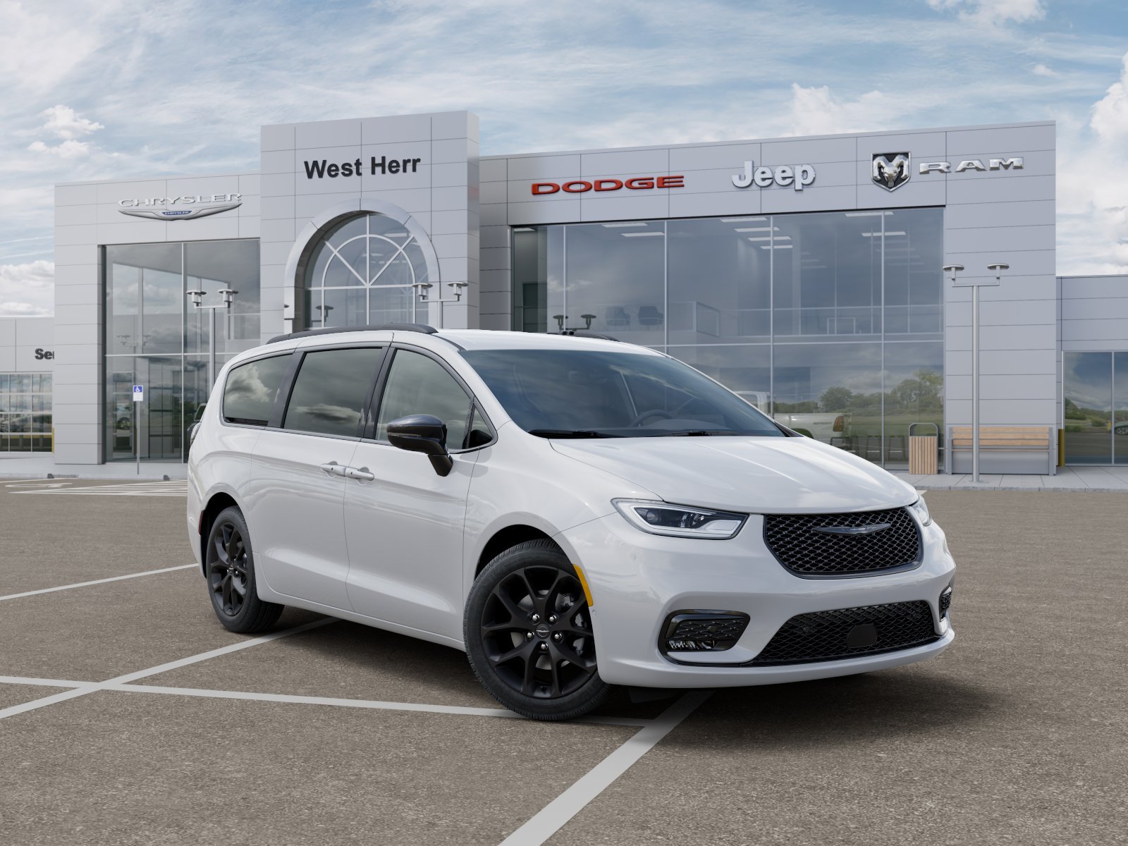 New 2026 Bright White Clear-Coat Exterior Paint Chrysler PACIFICA SELECT image 105