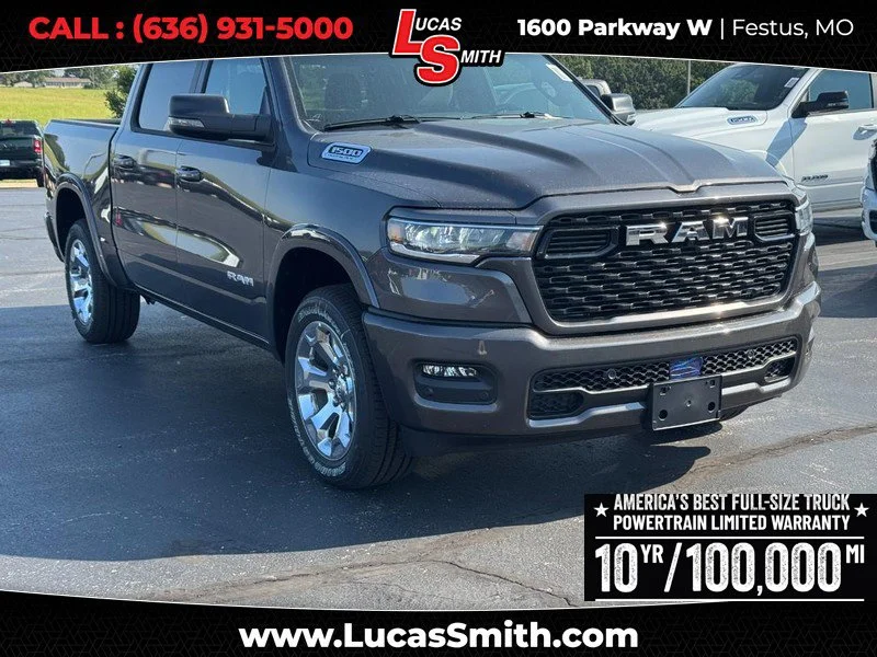 New 2026 Granite Crystal Metallic Clear-Coat Exterior Paint RAM Big Horn/Lone Star image 1