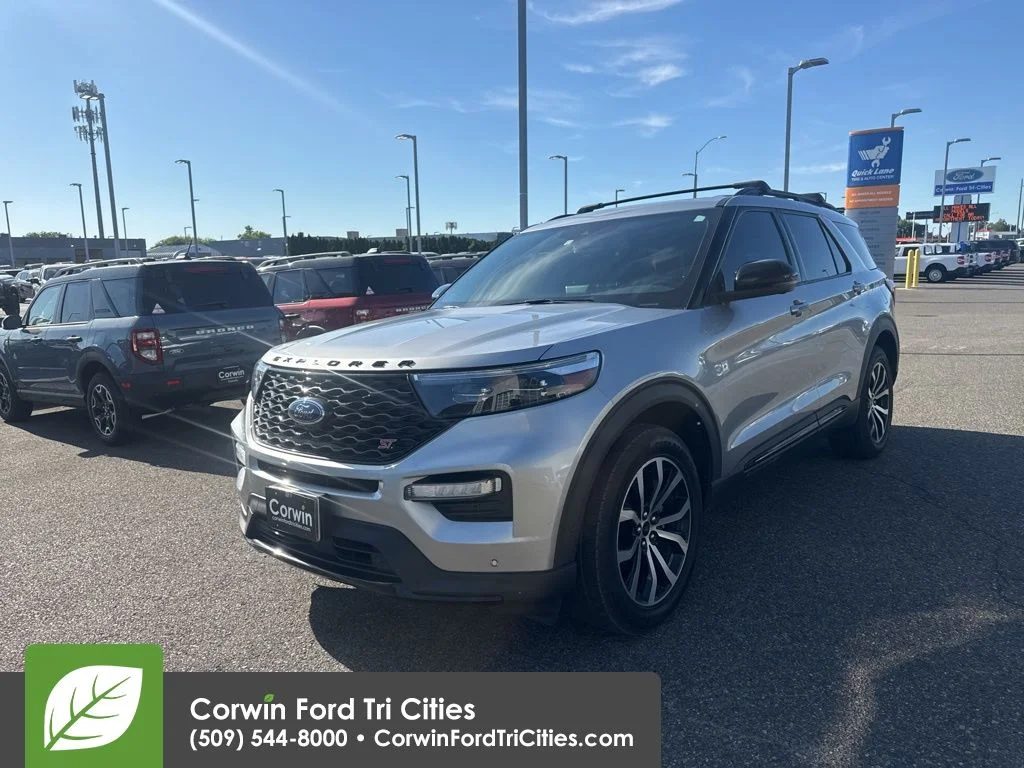 Used 2021 Iconic Silver Metallic Ford ST image 4