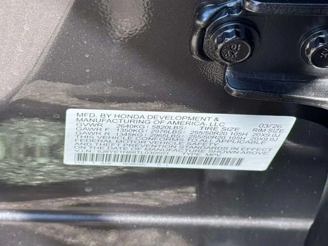 New 2026 Liquid Carbon Metallic Acura w/Advance Package image 16