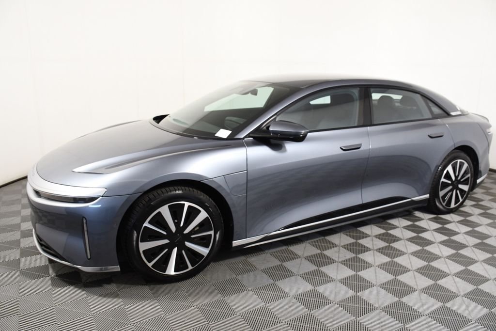 Used 2024 Fathom Blue Metallic Lucid Touring image 2
