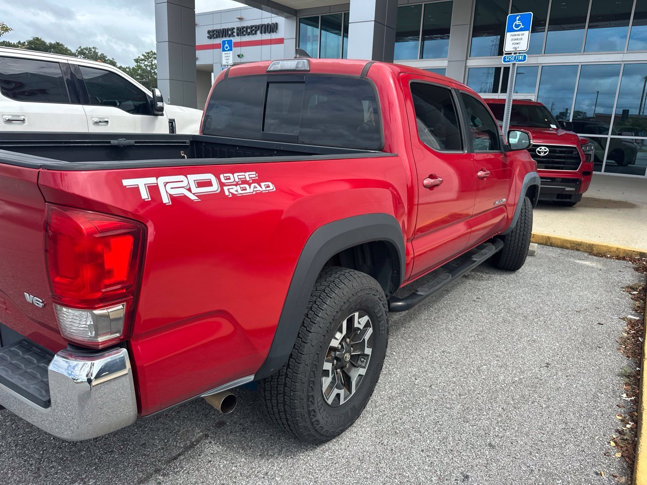 Used 2017 Red Toyota TRD Off-Road image 5