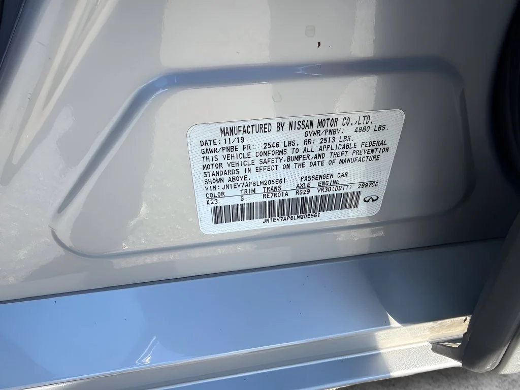 Used 2020 Silver INFINITI 3.0t LUXE image 32