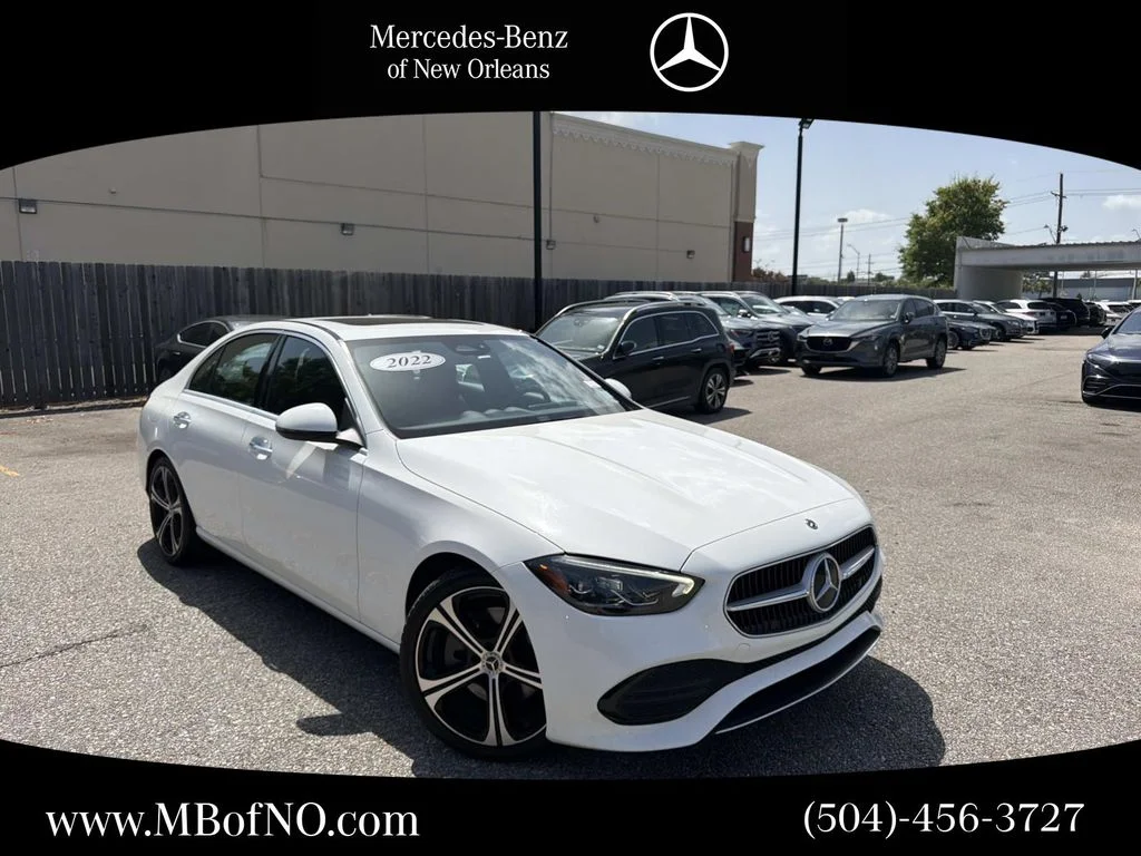 Used 2022 White Mercedes-Benz C 300 image 1
