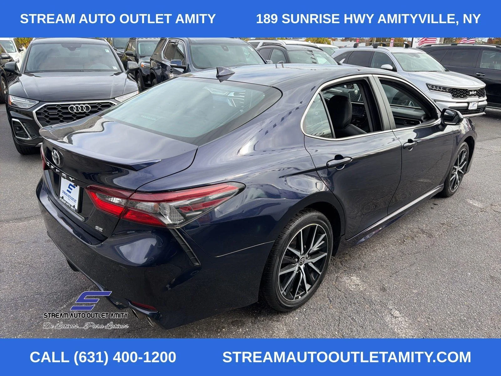Used 2022 Blue Toyota SE image 8