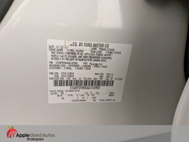 Used 2010 White Ford SEL image 45