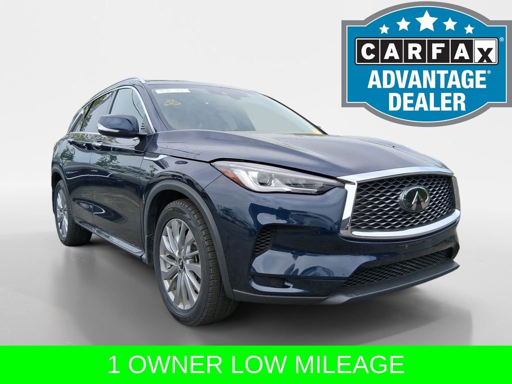 Used 2023 Blue INFINITI LUXE image 1