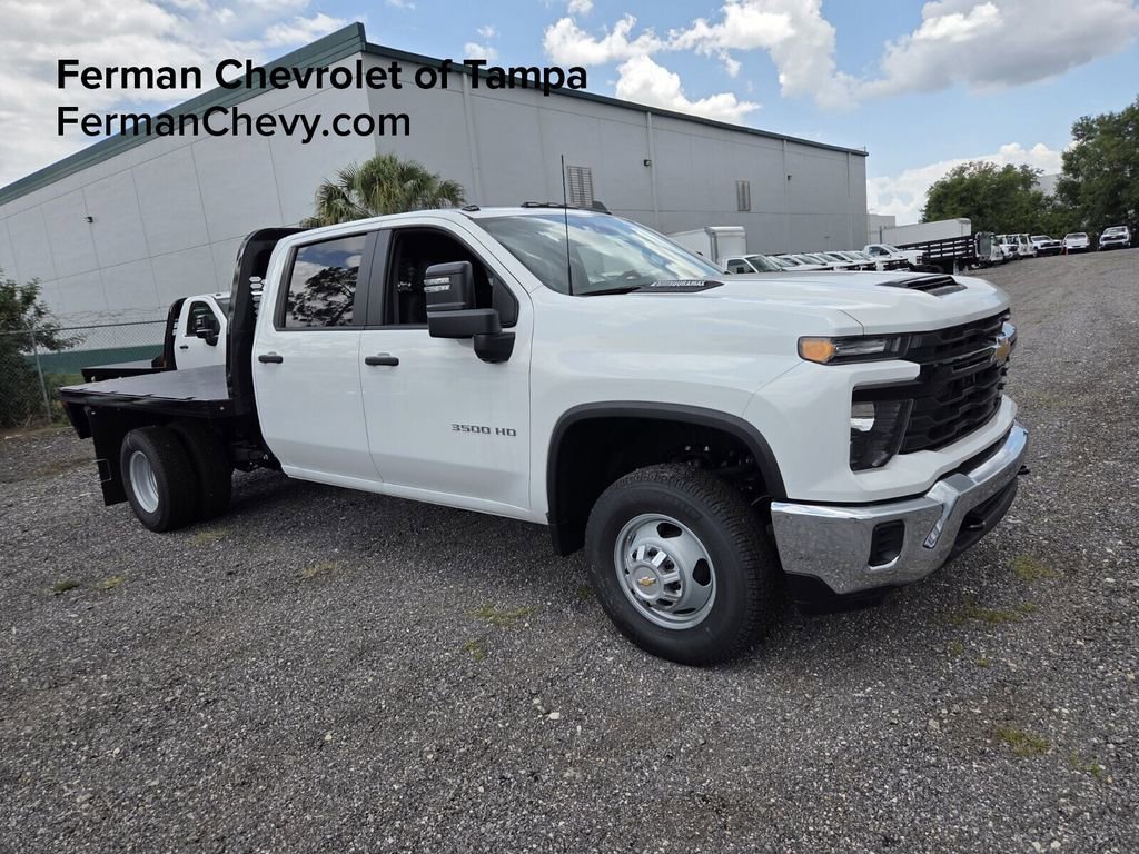 New 2025 Summit White Chevrolet Work Truck image 1