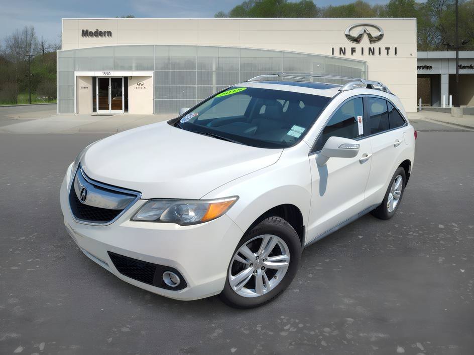 Used 2015 White Acura Tech Pkg image 1