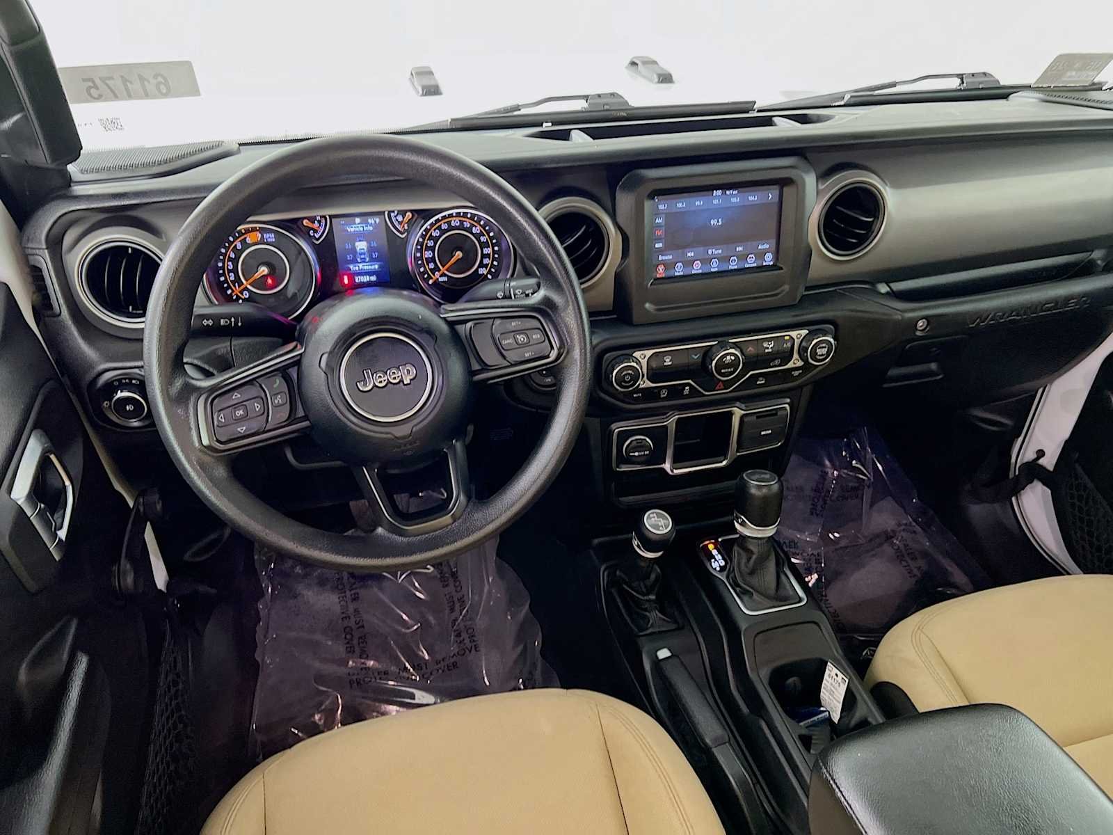 Used 2022 Bright White Clearcoat Jeep Unlimited Sport image 22