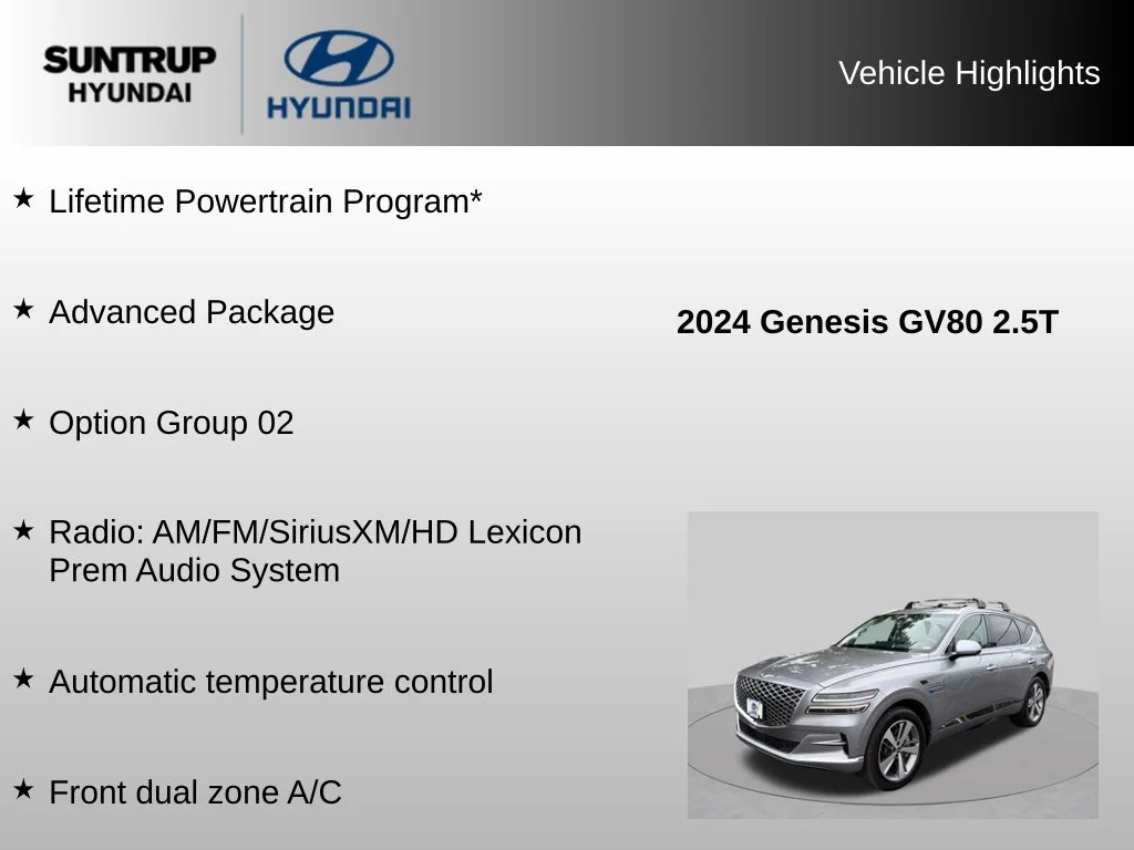 2024 GENESIS GV80 Standard - Photo 8