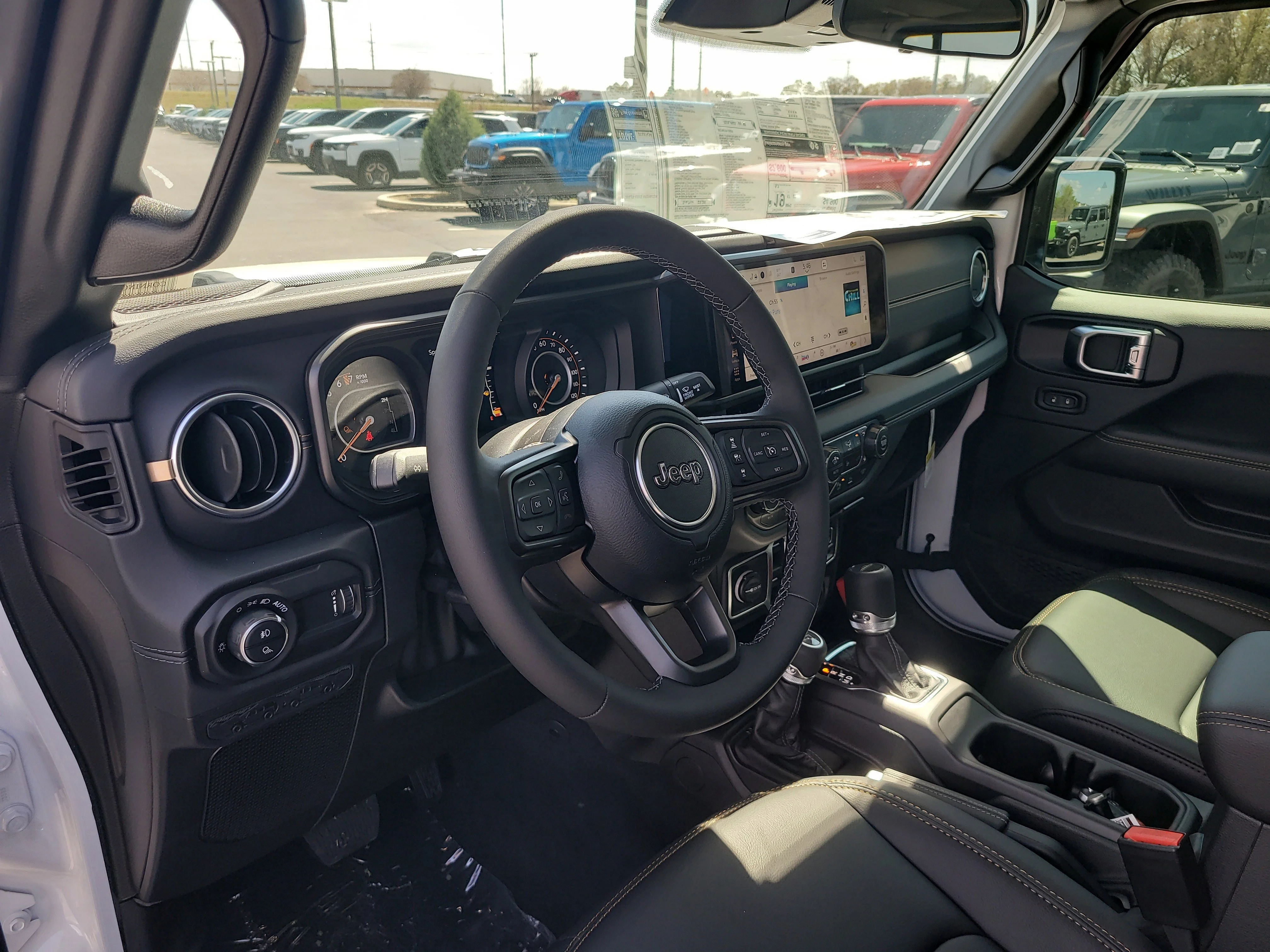 New 2026 Bright White Clearcoat Jeep Sahara image 14