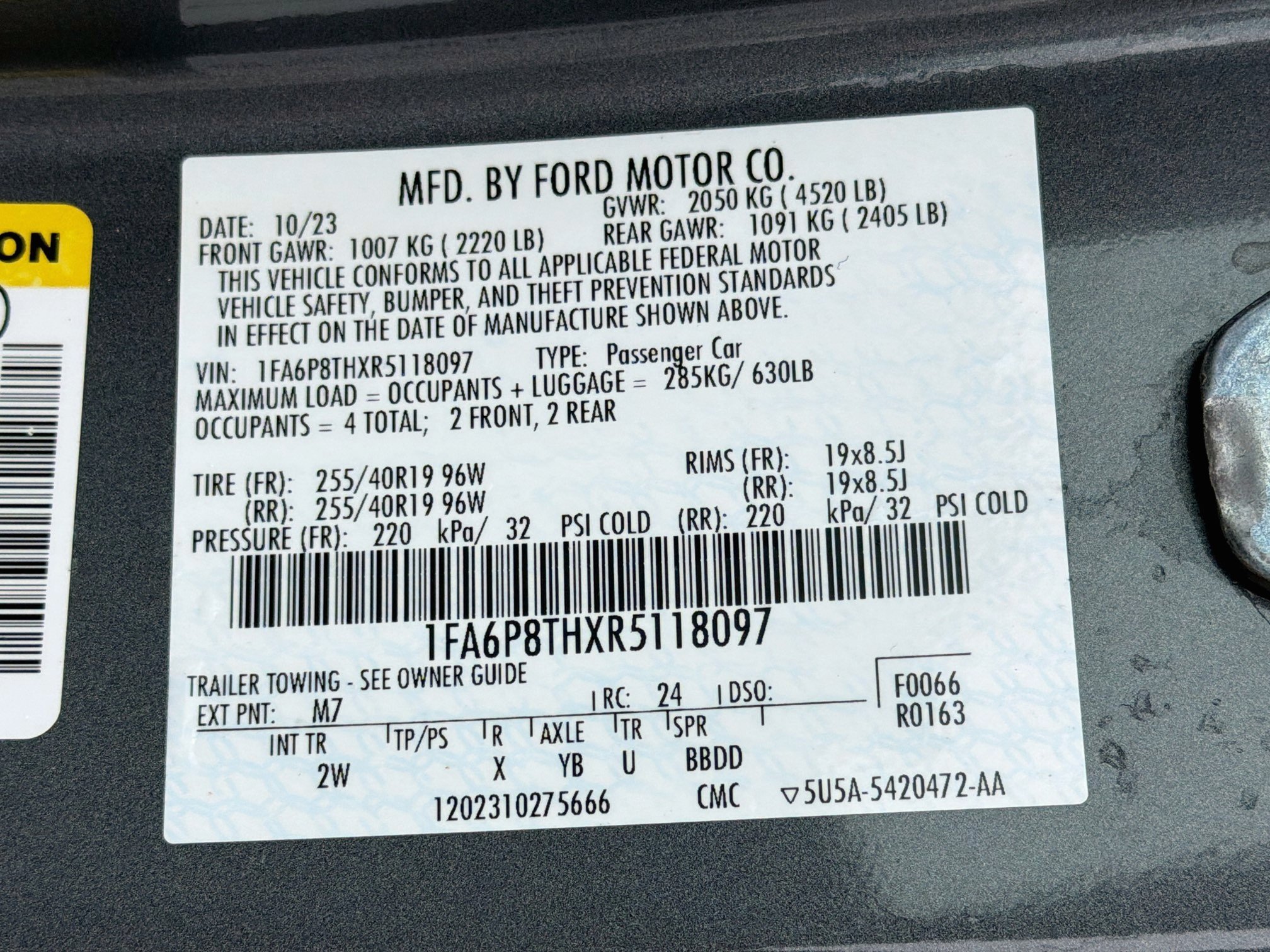 Used 2024 Gray Metallic Ford EcoBoost image 41
