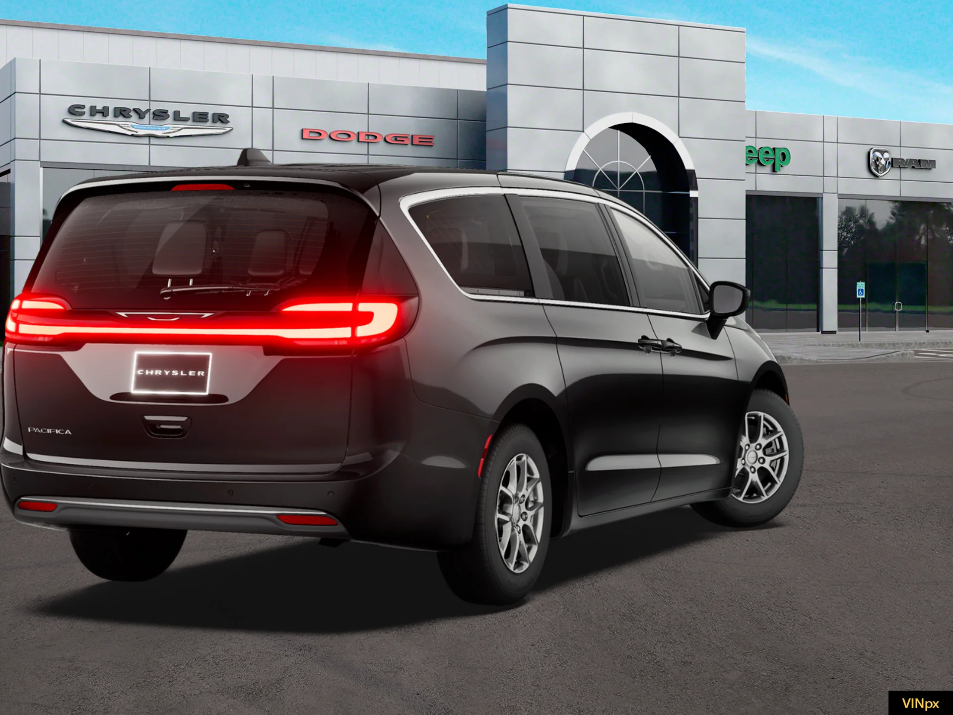 New 2027 Diamond Black Crystal Pearlcoat Chrysler Select image 7