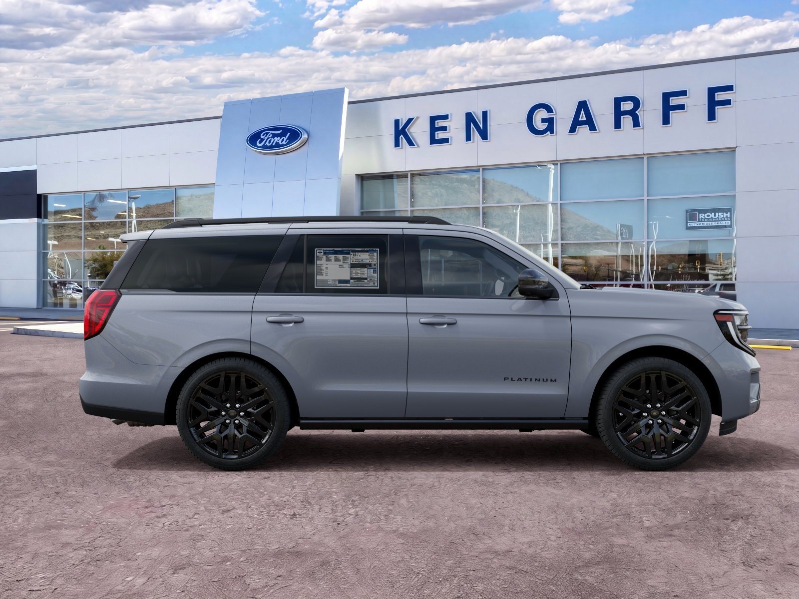 New 2027 Glacier Gray Metallic Tri-Coat Ford Platinum image 5