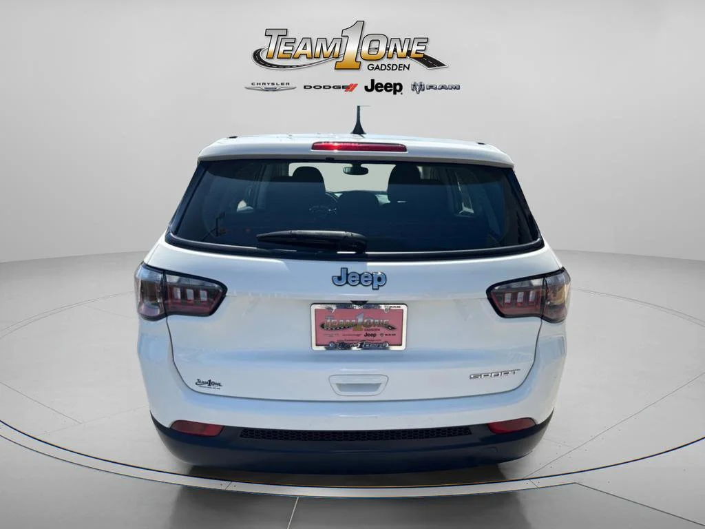 Used 2021 White Clearcoat Jeep Sport image 8