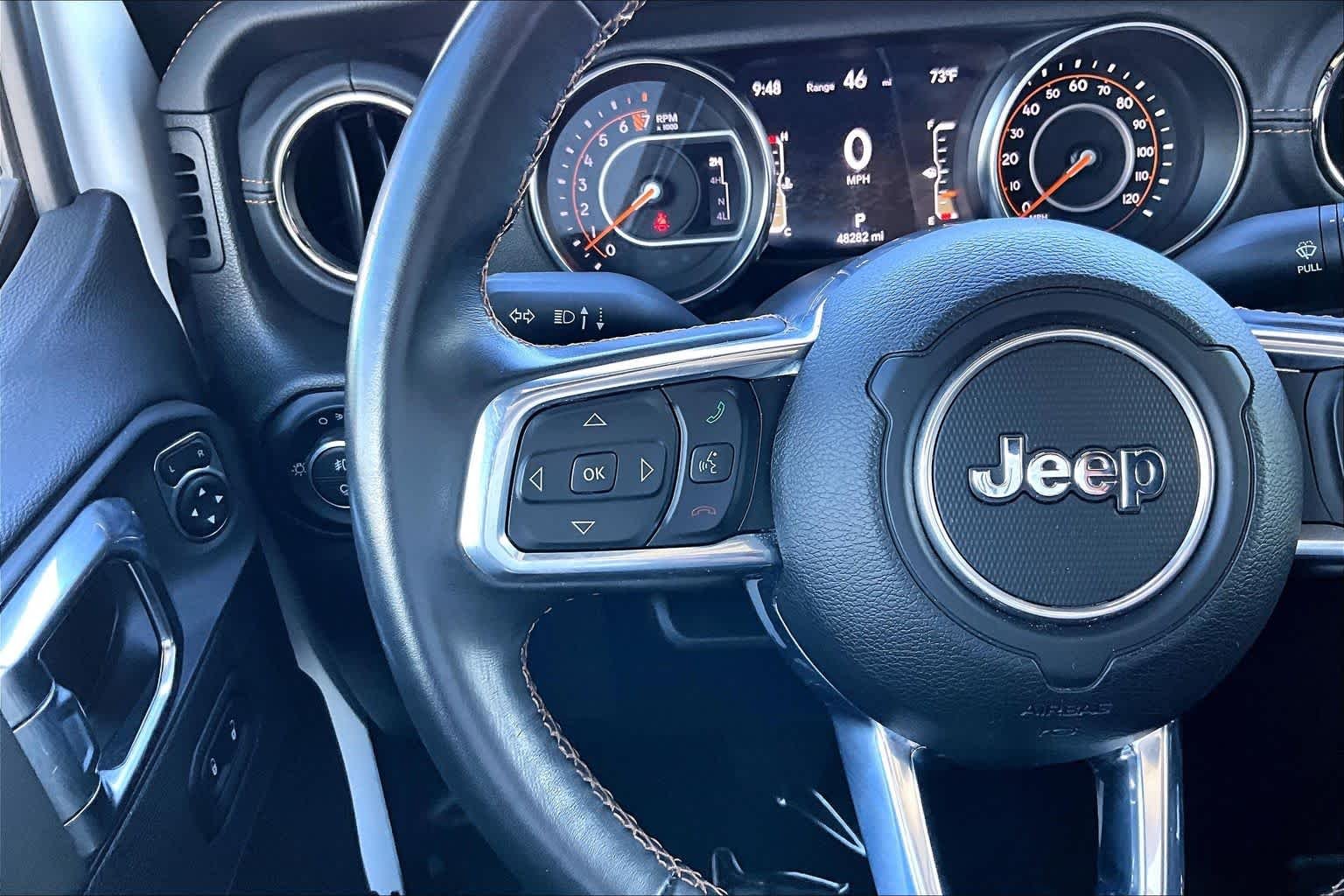 Used 2022 Bright White Clearcoat Jeep High Altitude image 21