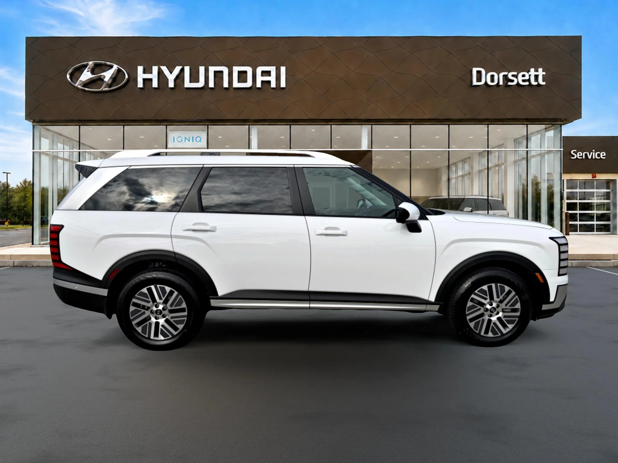 New 2026 Creamy White Pearl Hyundai SEL Premium 7P image 5
