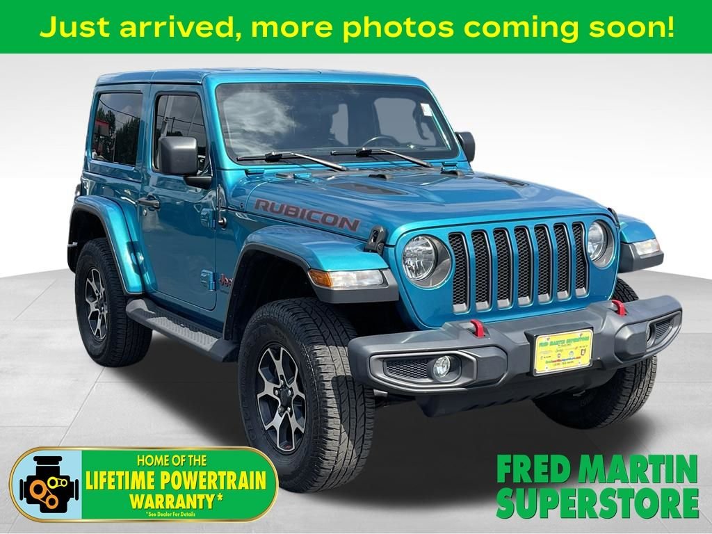 Used 2020 Bikini Pearlcoat Jeep Rubicon image 1