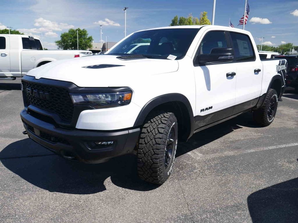 New 2026 Bright White Clear-Coat Exterior Paint RAM REBEL image 3