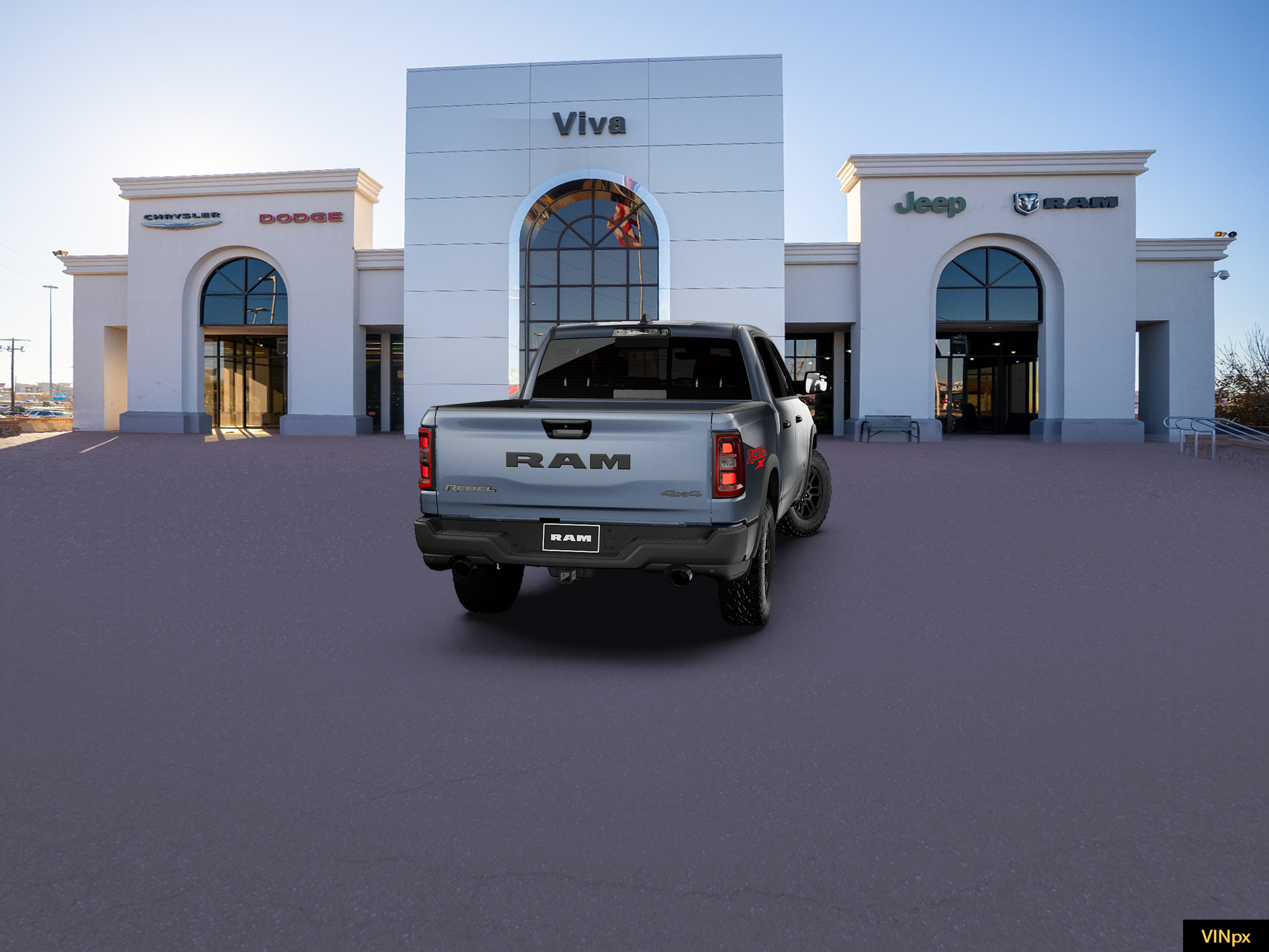 New 2027 Forged Blue Metallic Exterior Paint RAM Rebel image 23