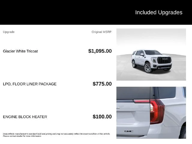 New 2027 Glacier White Tricoat GMC Denali Ultimate image 5