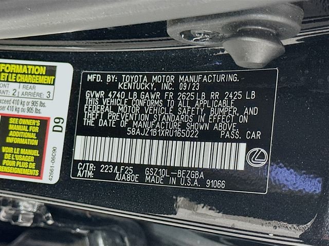 Used 2024 Black Lexus 350 F Sport image 32