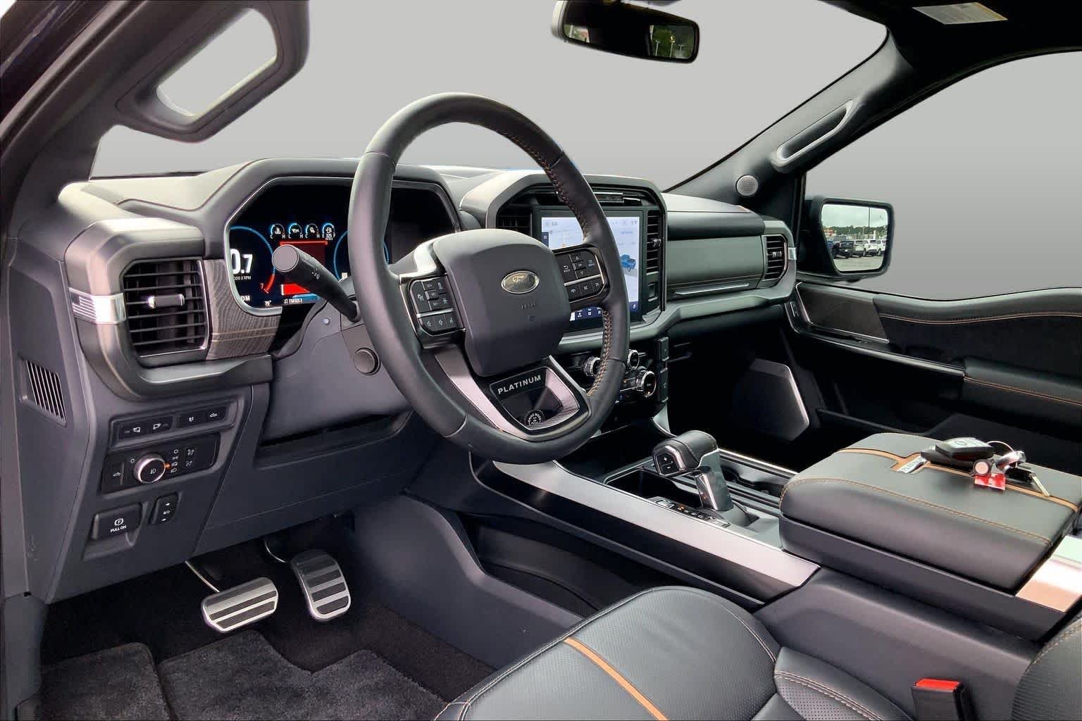 Used 2022 Antimatter Blue Metallic Ford Platinum image 17