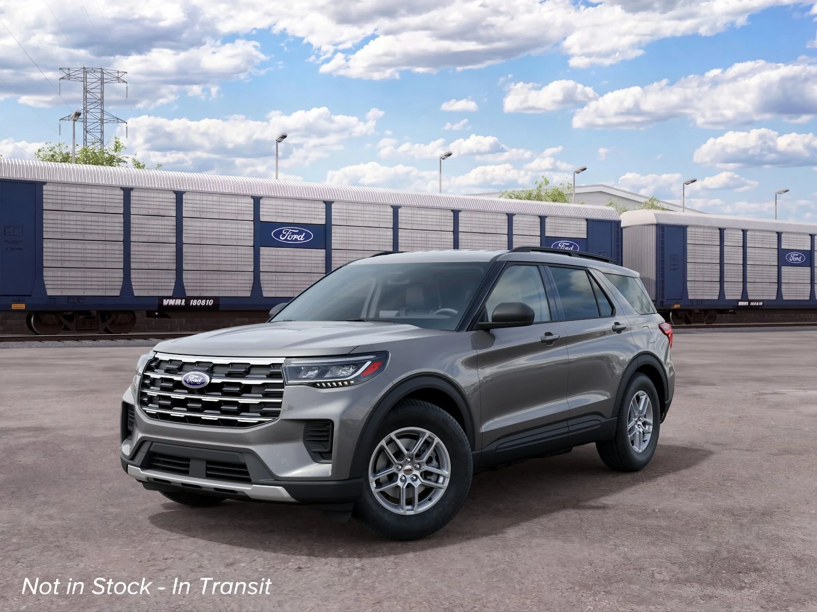 New 2027 Carbonized Gray Metallic Ford Active image 2