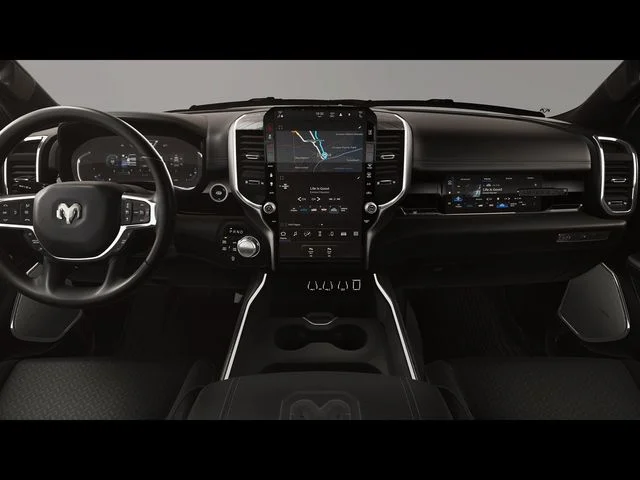 New 2026 Diamond Black Crystal Pearl-Coat Exterior Paint RAM Laramie image 6