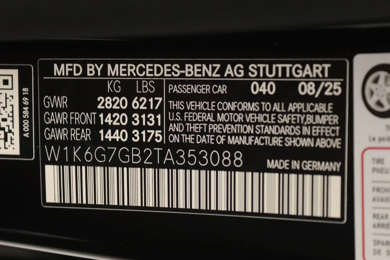 New 2026 Black Mercedes-Benz S 580 4MATIC® image 11