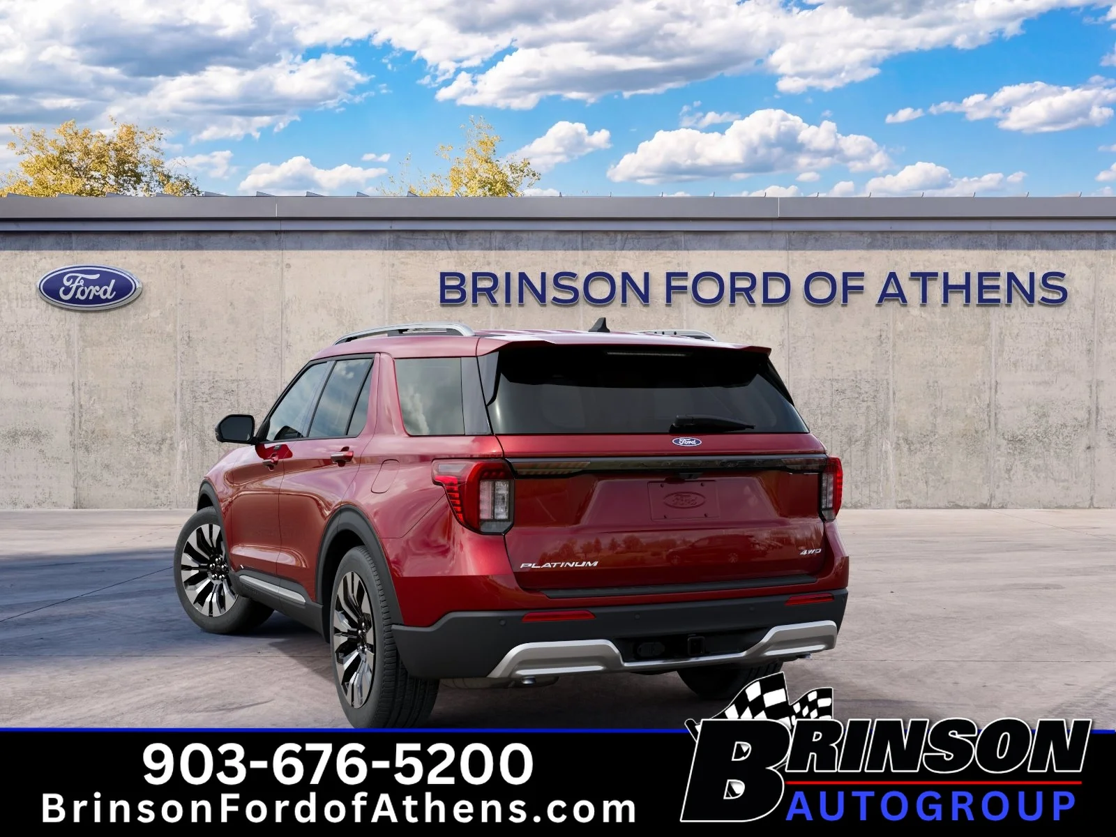 New 2027 Ruby Red Metallic Tinted Clearcoat Ford Platinum image 8
