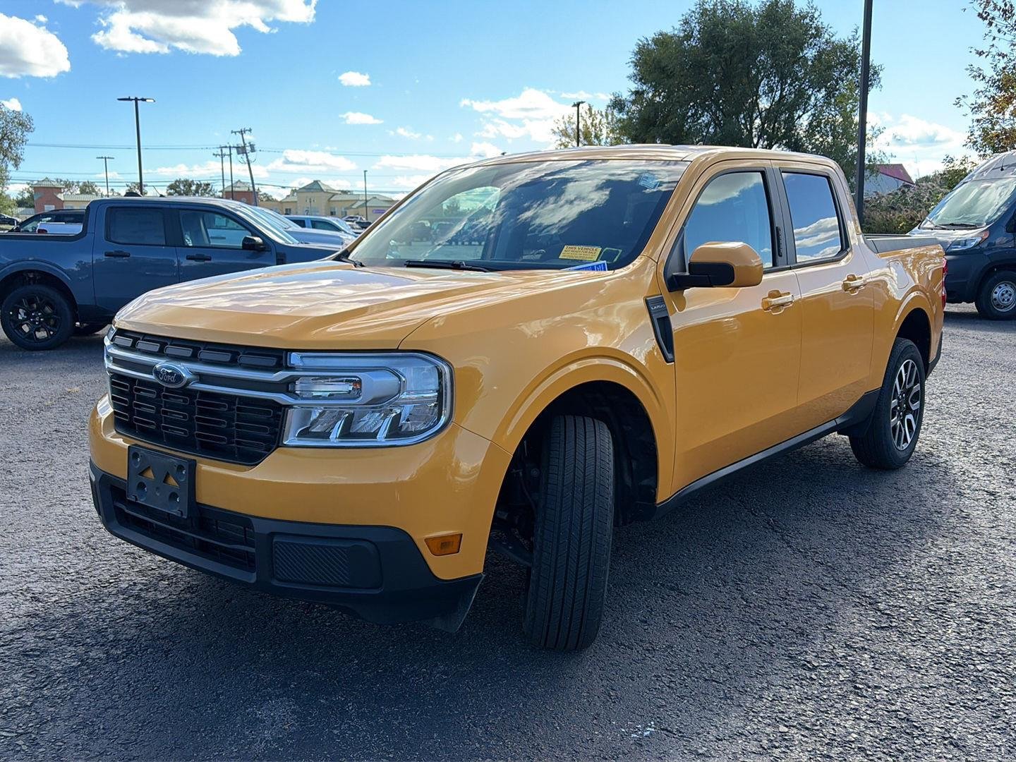 Used 2023 Cyber Orange Metallic Tri-Coat Ford LARIAT image 8