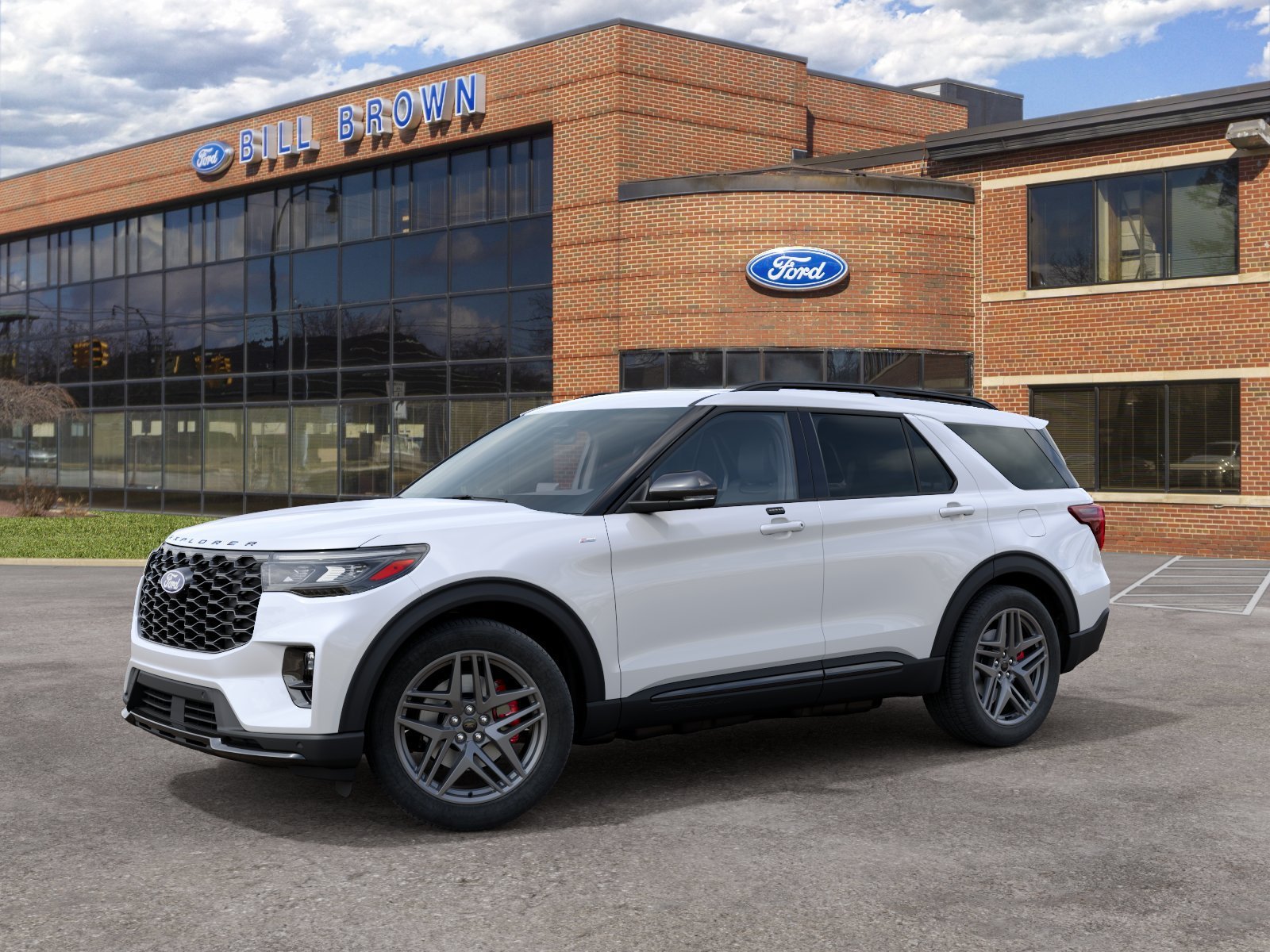 New 2027 Star White Metallic Tri-Coat Ford ST-Line image 1