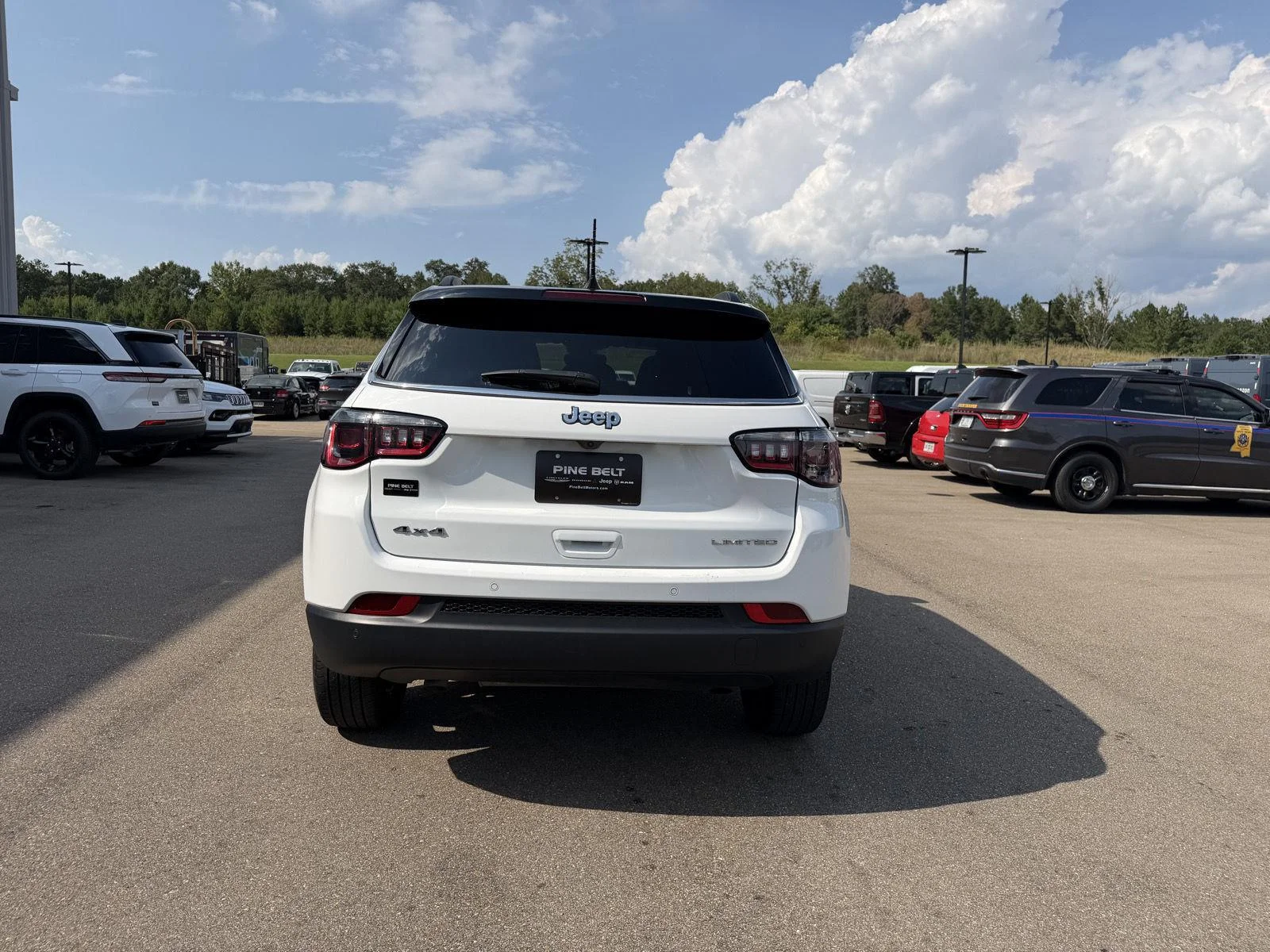 Used 2025 Bright White Clearcoat Jeep Limited image 5