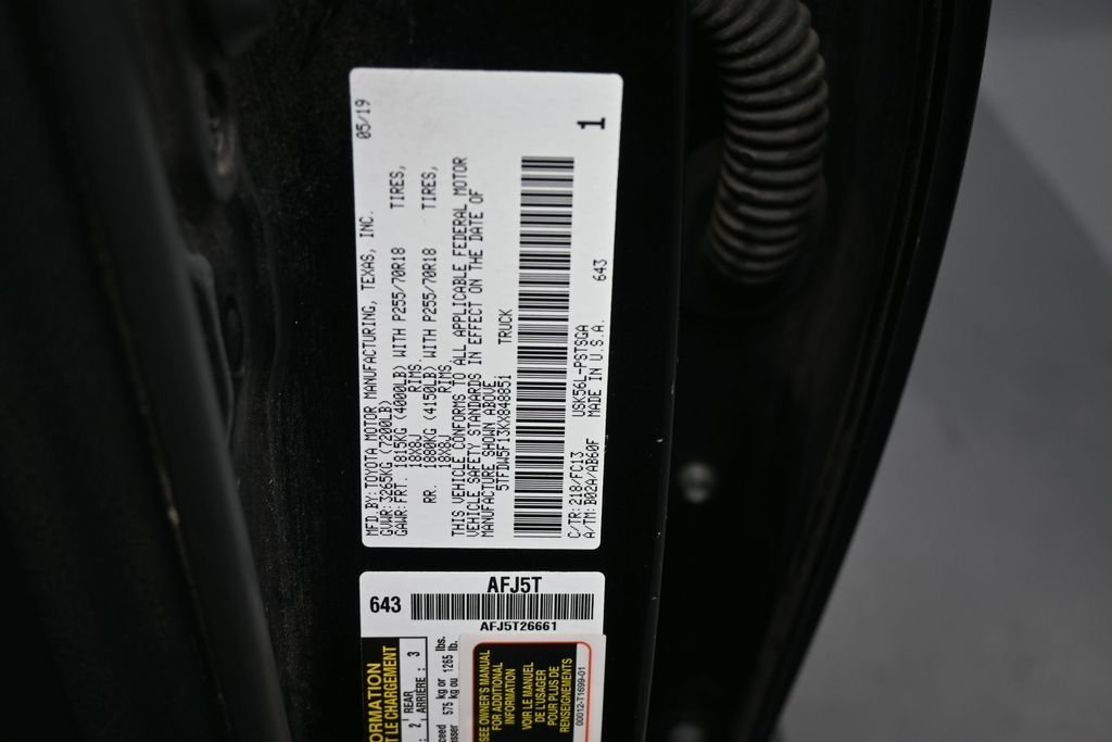 Used 2019 Black Toyota SR5 image 20