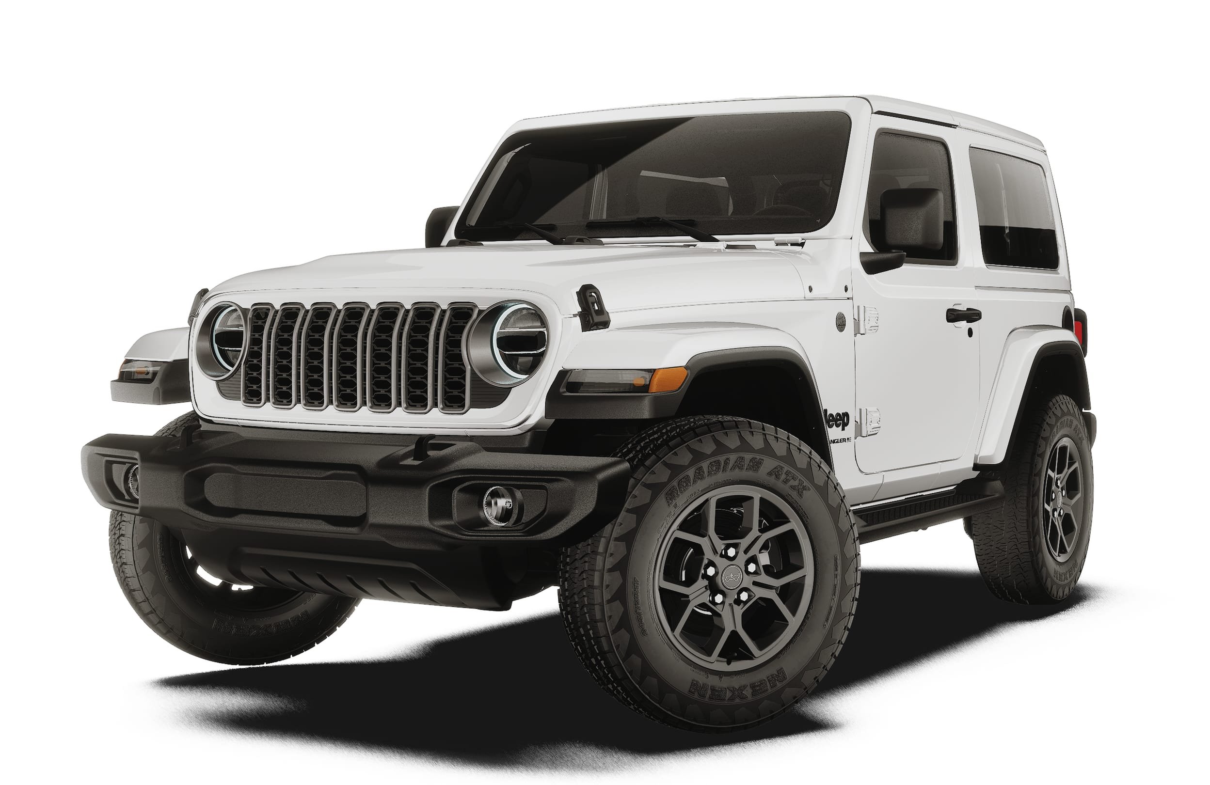 New 2027 Bright White Clear-Coat Paint Jeep  image 1